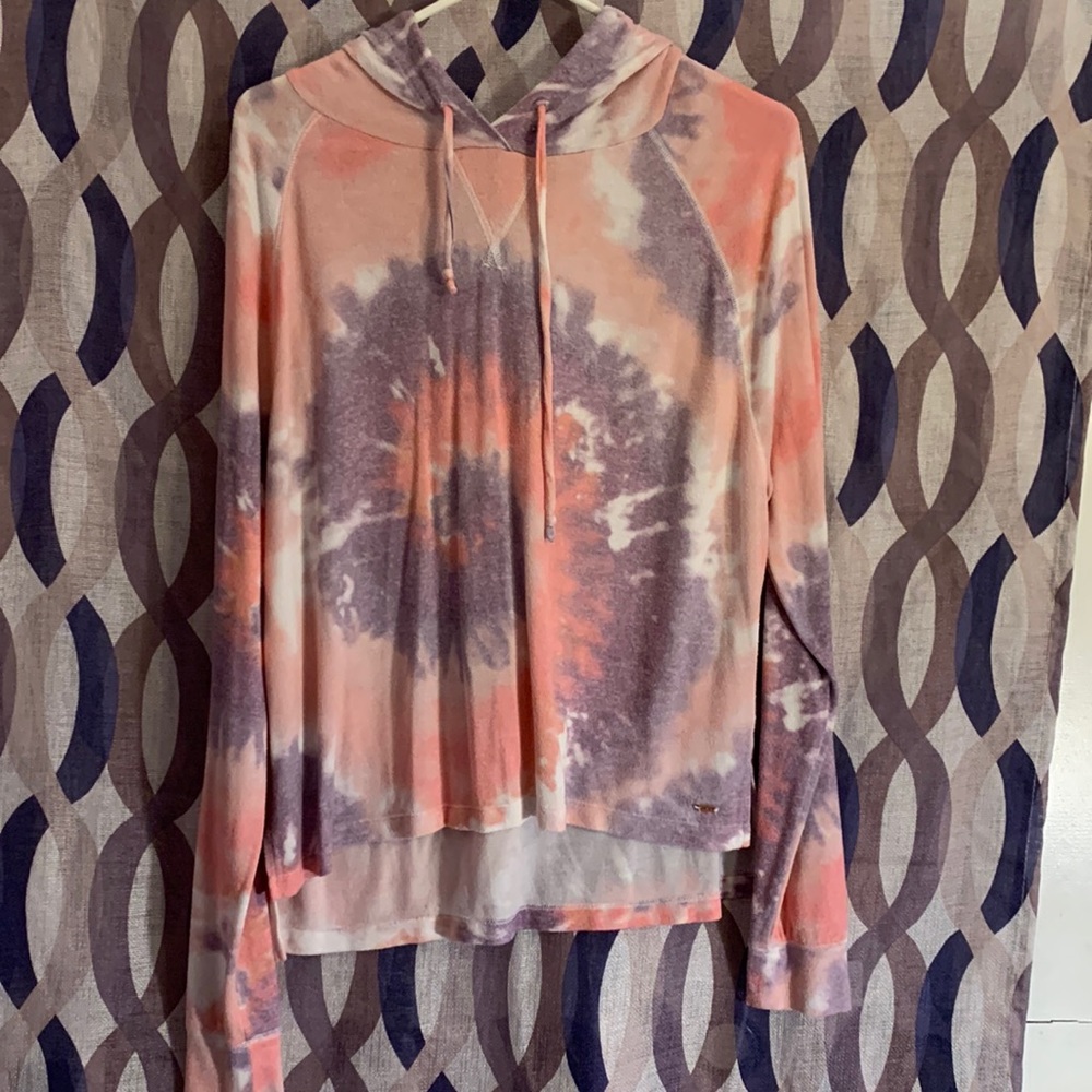 Pink and purple hoodie
